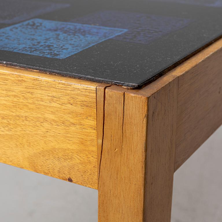 David Rosén, and Algot Törneman, a 'Blue Square' coffee table, Triva, Nordiska Kompaniet, 1950s.