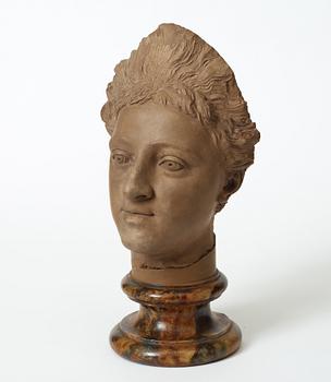 Johan Tobias Sergel, "Drottning Hedvig Elisabeth Charlotta" (1759-1818) (Queen Hedvig Elisabeth Charlotta).