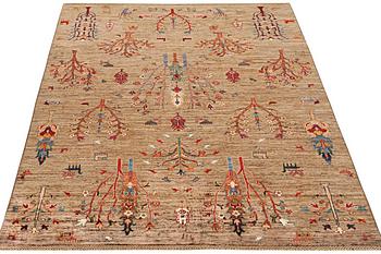 A Khorjin carpet, c. 244 x 176 cm.