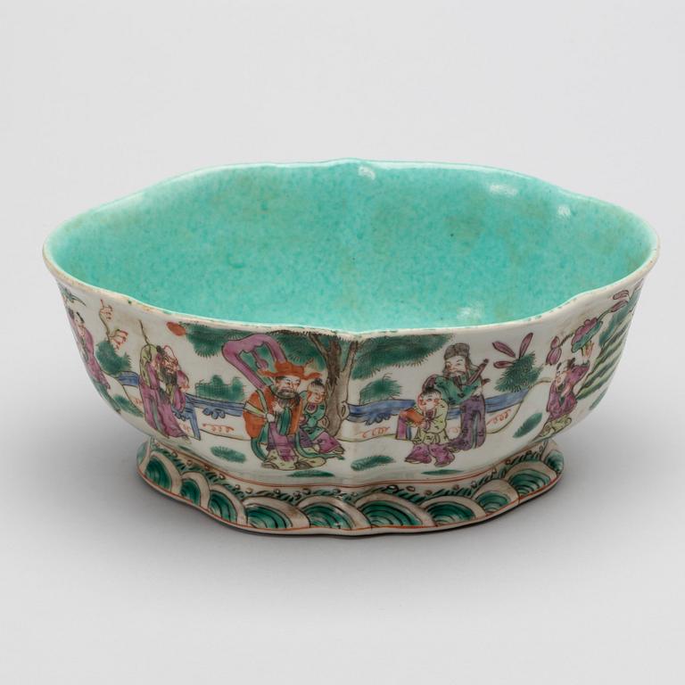 SKÅL, porslin, Kina, 1800-talets mitt.