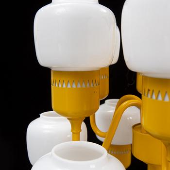 Hans-Agne Jakobsson, chandelier for eleven lights, Markaryd.