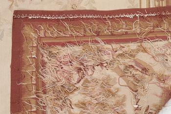 Rug, Aubusson style, early 20th century, approx. 270 x 180 cm.