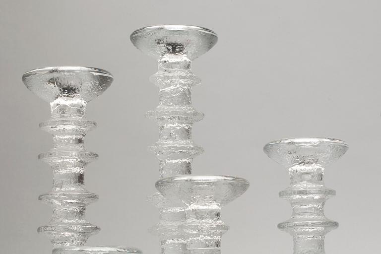 LJUSSTAKAR, 8 st, Timo Sarpaneva Iittala "Festivo".