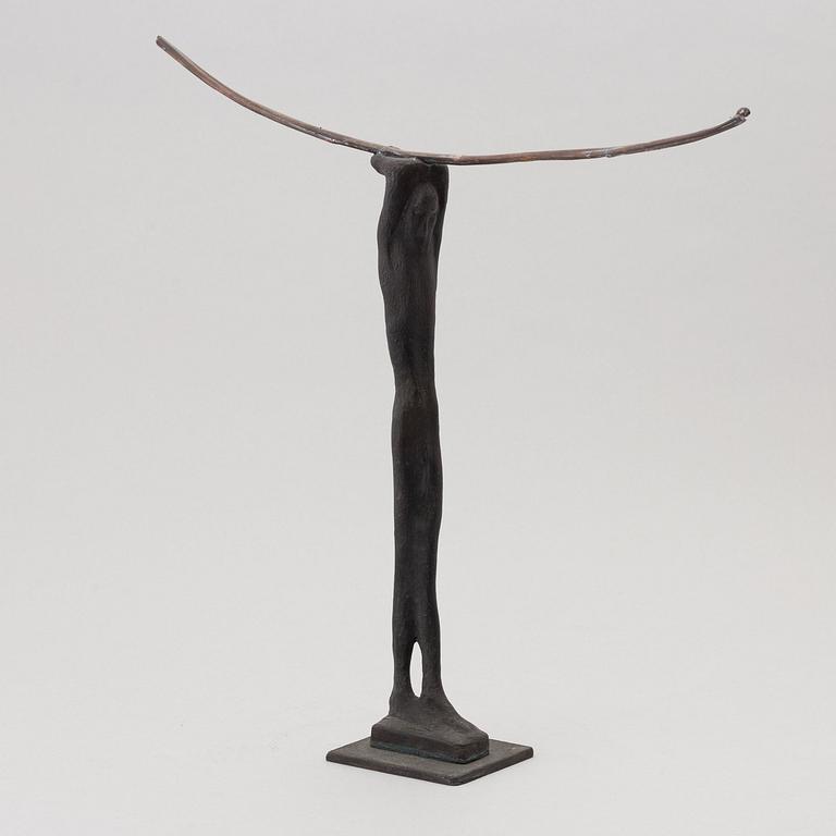 Kajsa Mattas, sculpture, bronze, signed and dated -18.