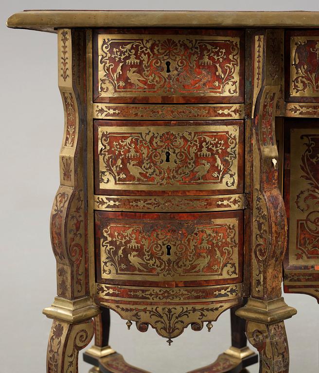 A French Baroque Bureau Mazarin desk, circa 1700, circle of Nicolas Sageot (1666-1731).