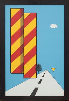 ALLAN D'ARCANGELO, färgserigrafi, signerad o daterad -68.