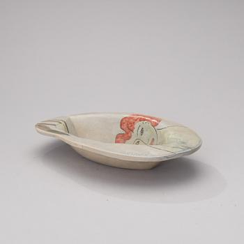PAULI PARTANEN, A CERAMIC DISH. Eve. Signed Partanen -93.