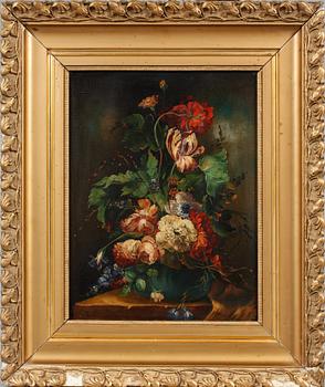 OKÄND KONSTNÄR, olja på duk, 1900-talets första hälft, monogramsignerad R.M.