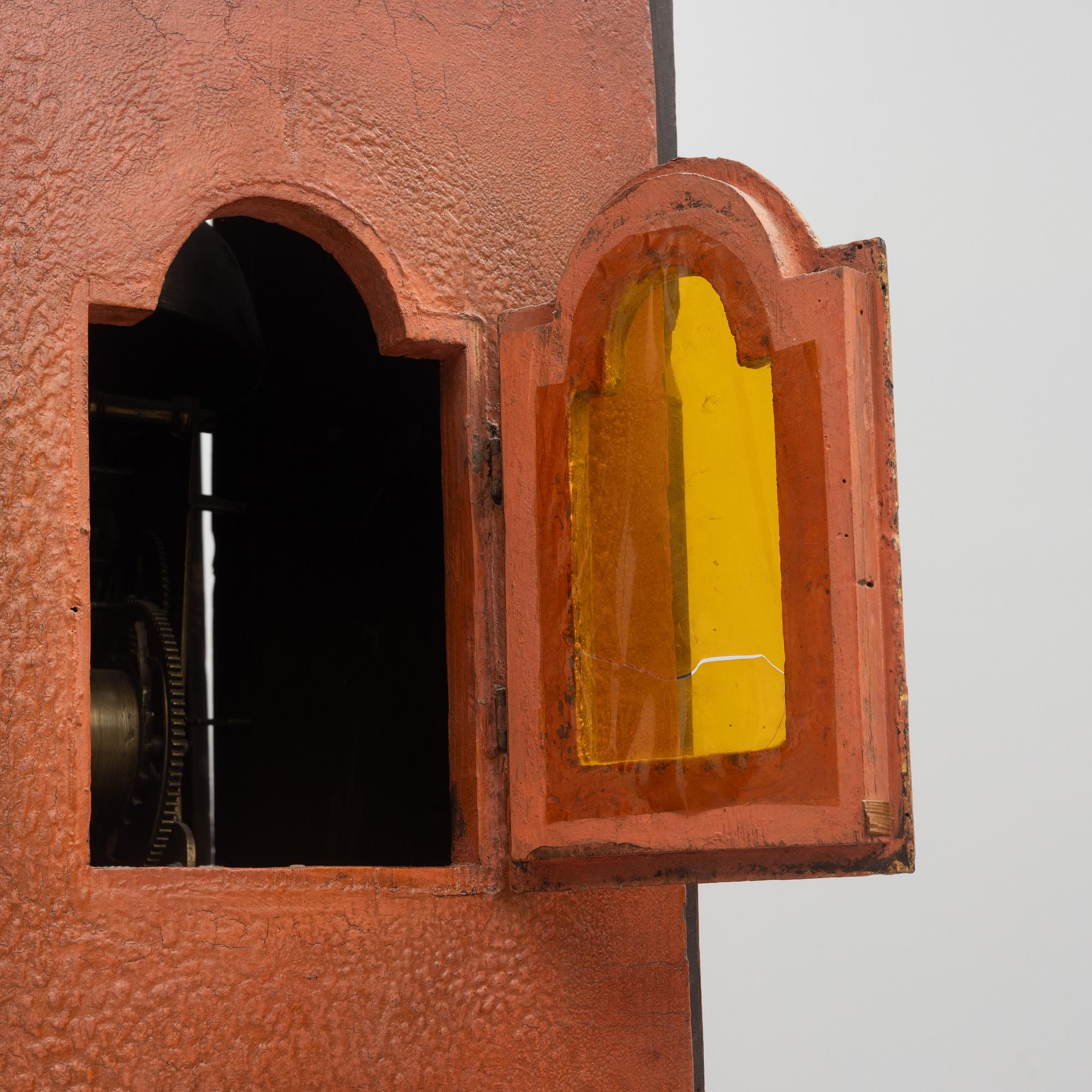 A 18th century longcase clock.