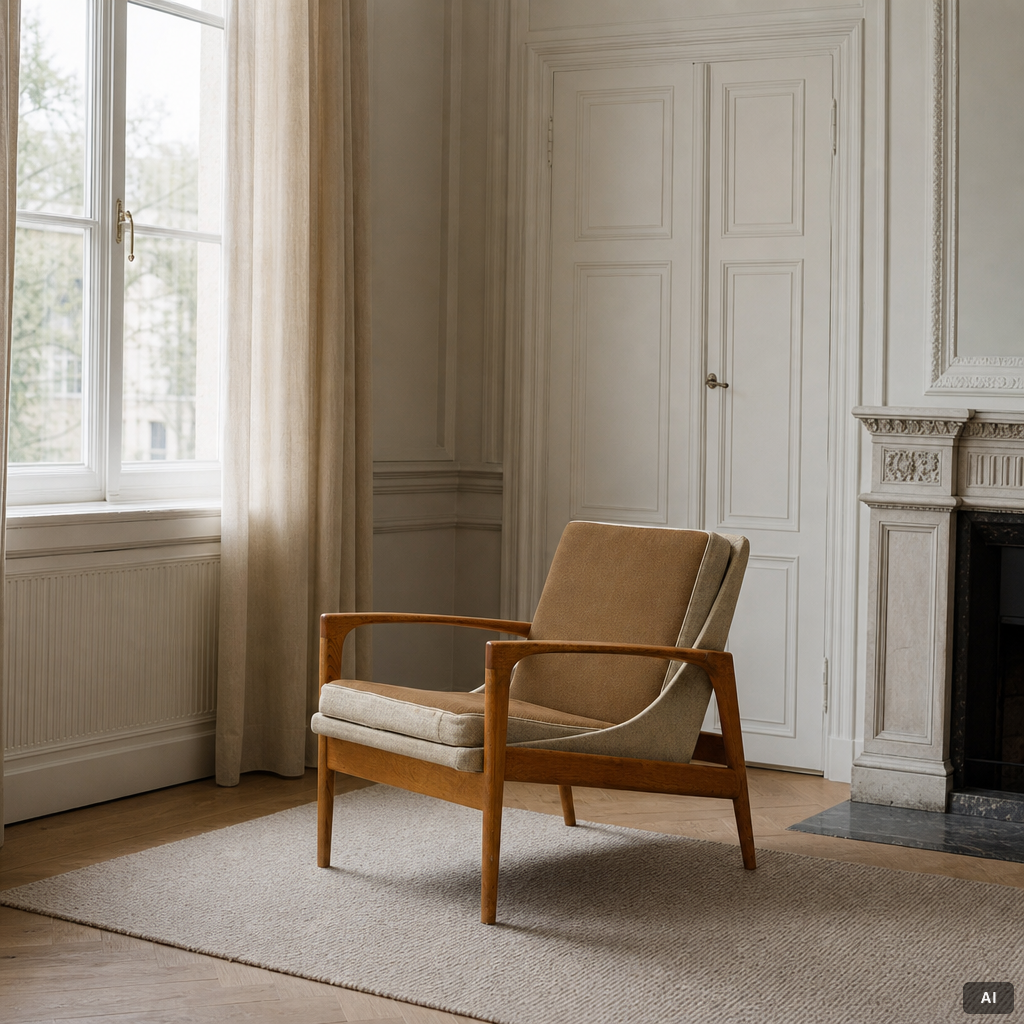 Ib Kofod-Larsen, an armchair, Trensum, 1950s/60s.