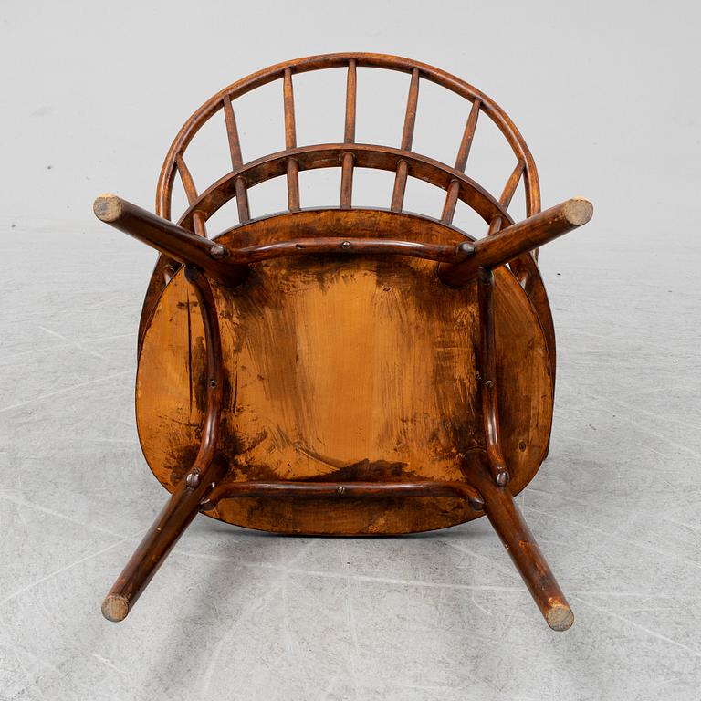 UNO ÅHRÉN, a beech chair from Gemla, 1930's.