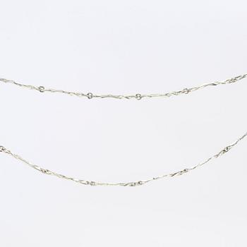 Björn Weckström, halsband silver "Boogie", Lapponia 1985.