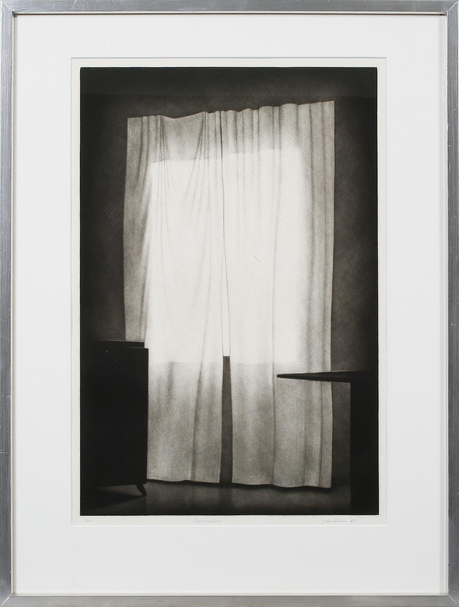JUKKA VÄNTTINEN, mezzotint, signerad, daterad 83 samt numrerad 1/50.