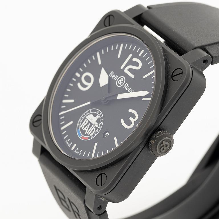 Bell & Ross, BR03-92, "RAID", "Limited Edition", armbandsur, 42 mm.