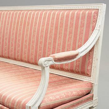 SOFFA, tillskriven Johan Lindgren (mästare i Stockholm 1770-1800), Gustaviansk.