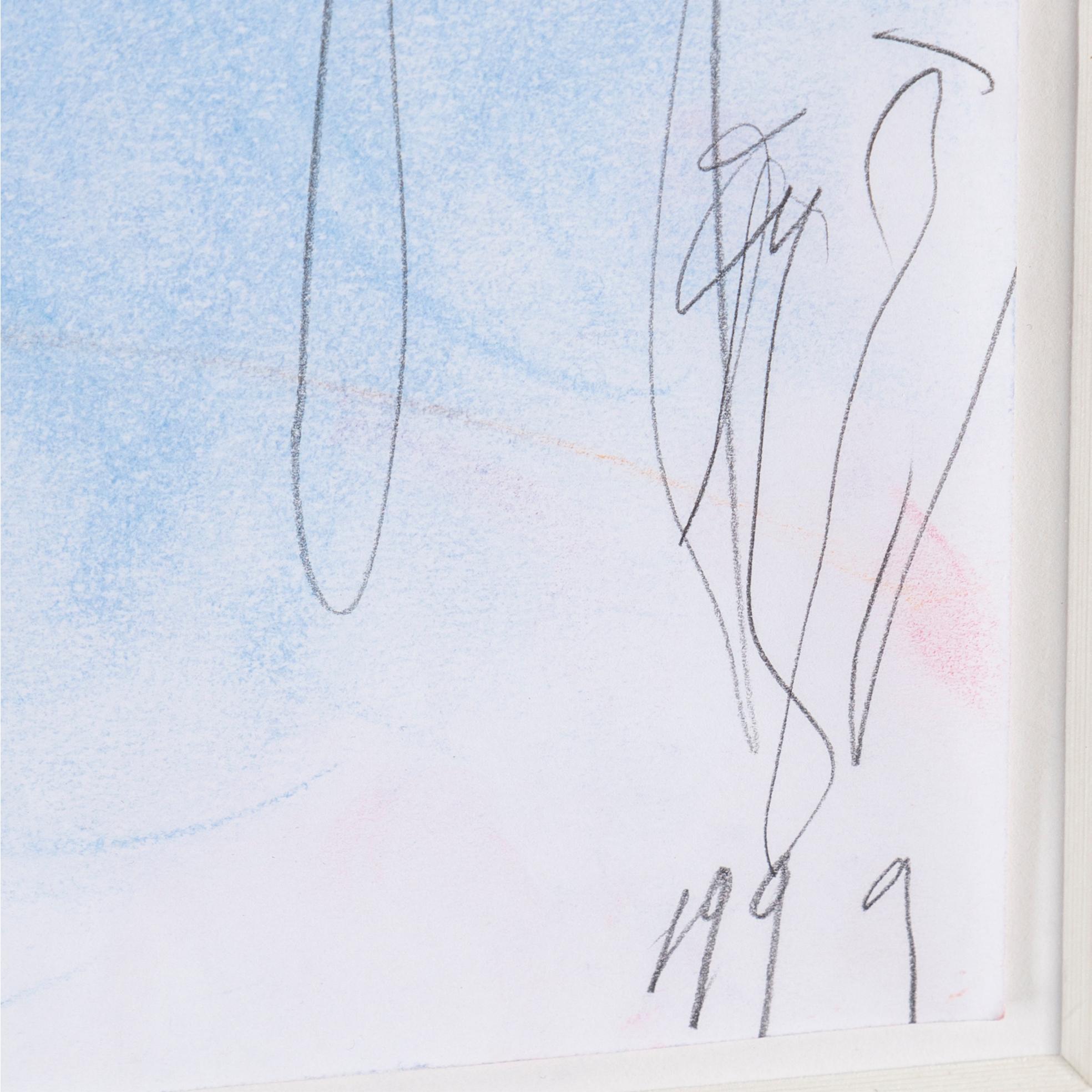 EDDIE FIGGE, pastel, signed and dated 1999.