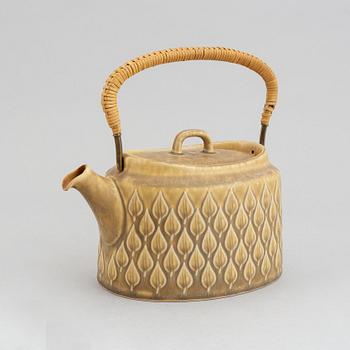 Jens Quistgaard, a part 'Relief' coffee and tea stoneware service, 40 pieces, Kronjyden Nissen/Bing & Gröndahl, Denmark.