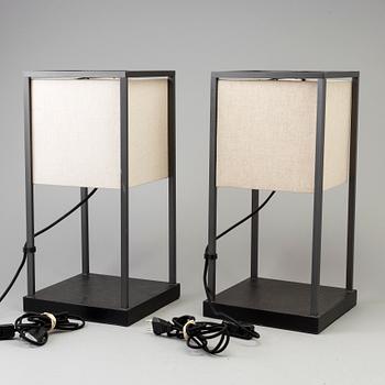 A pair of table lamps "Diogene", Armani Casa, Italy.