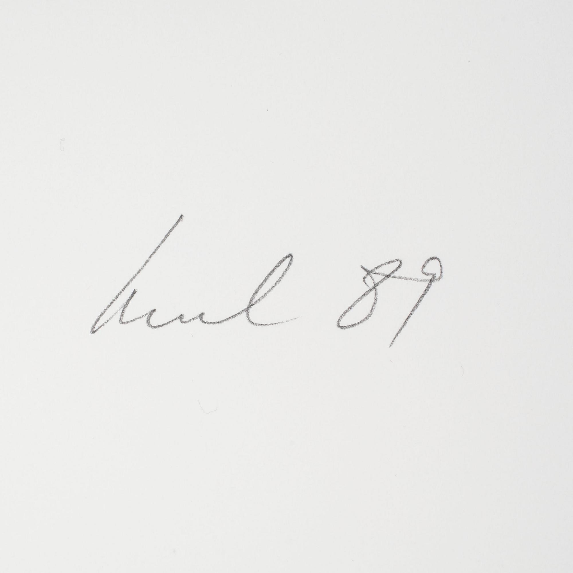 RAUL MEEL, färgserigrafi, signerad, numrerad 5/50 och daterad- 89.