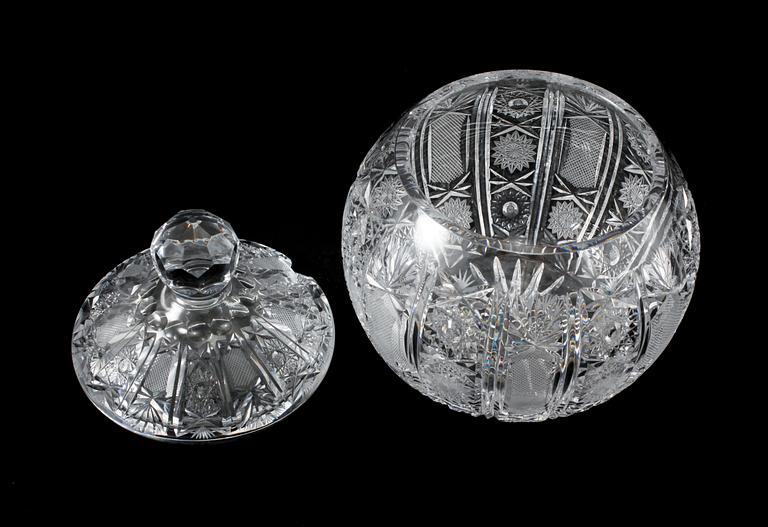 BÅLSKÅL, glas, 1900-tal.
