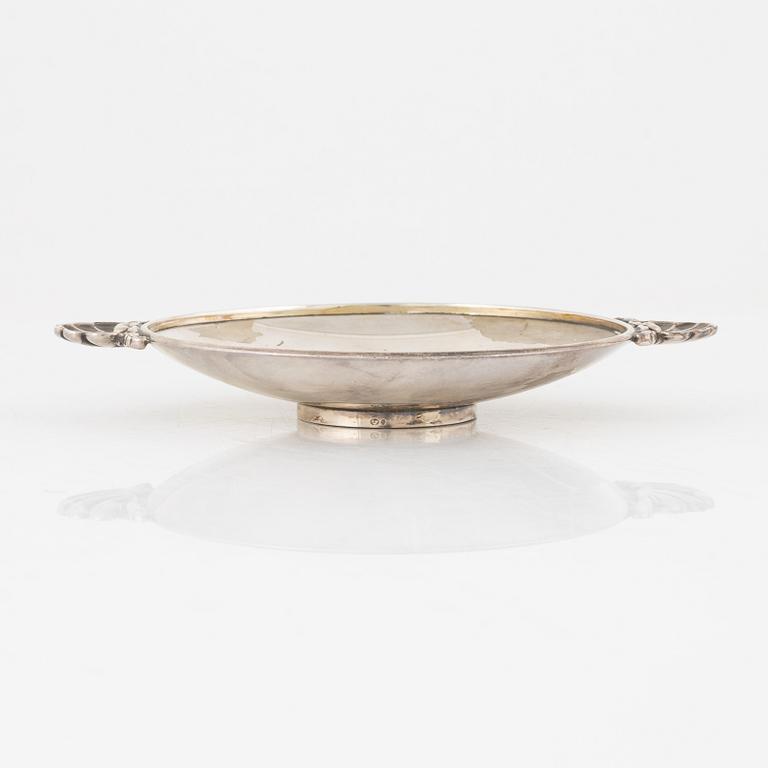 Gundorph Albertus, a sterling silver dish, model 355, Georg Jensen 1945-1977, Copenhagen, Denmark.