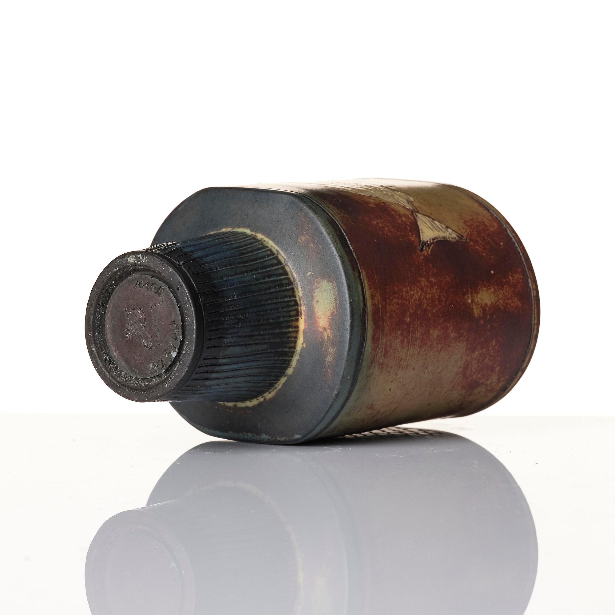 Wilhelm Kåge, a Farsta stoneware vase, Gustavsbergs Studio 1950s.