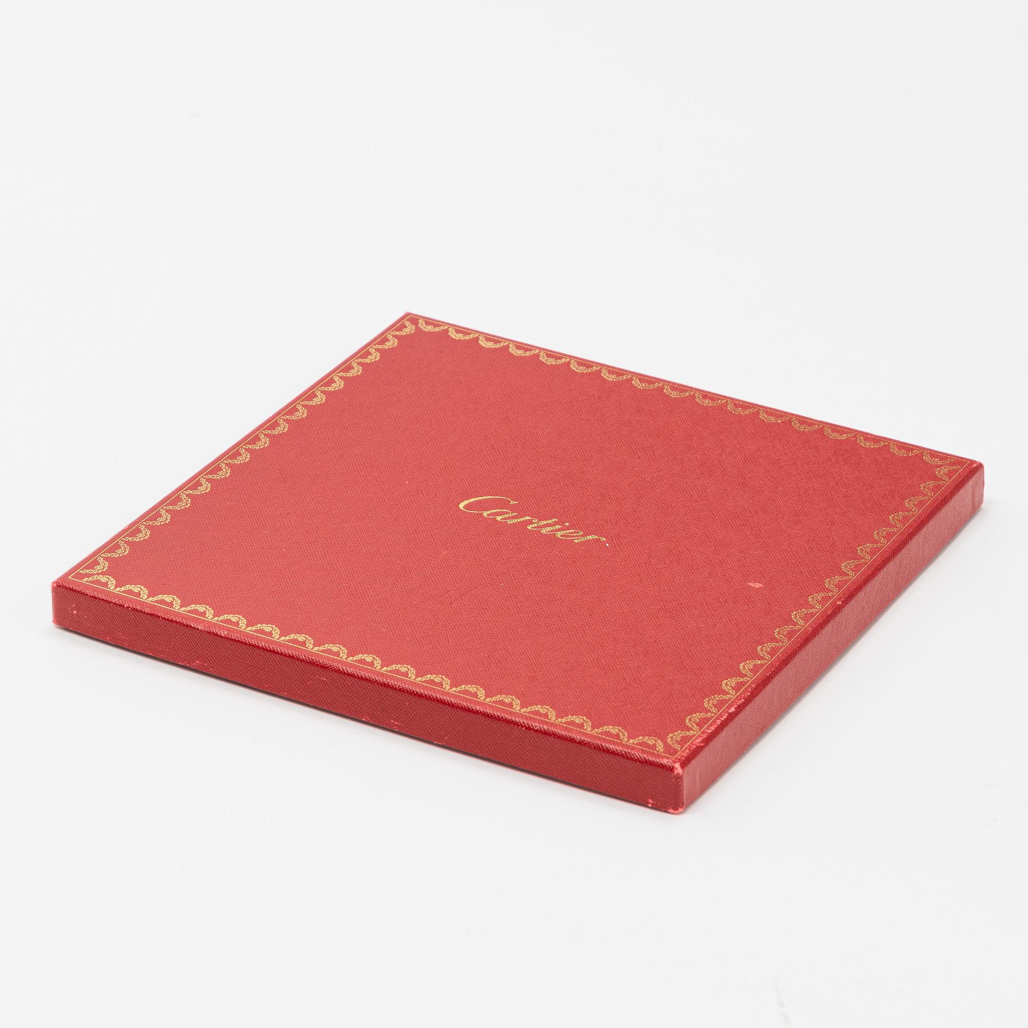 Cartier, a twill silk scarf.