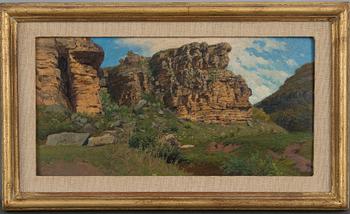 Nikolai Aleksandrovits Yaroshenko, ROCKS NEAR KISLOVODSK.