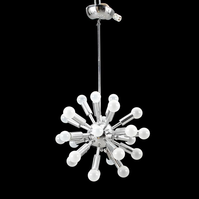 TAKLAMPA, "Sputnik", 1970-tal. Höjd ca 73 cm.