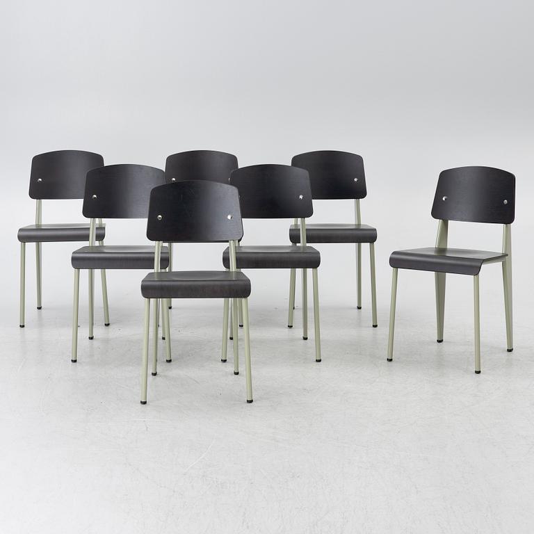 Jean Prouvé, Stolar, 7 st, "Standard", Vitra, 2023.