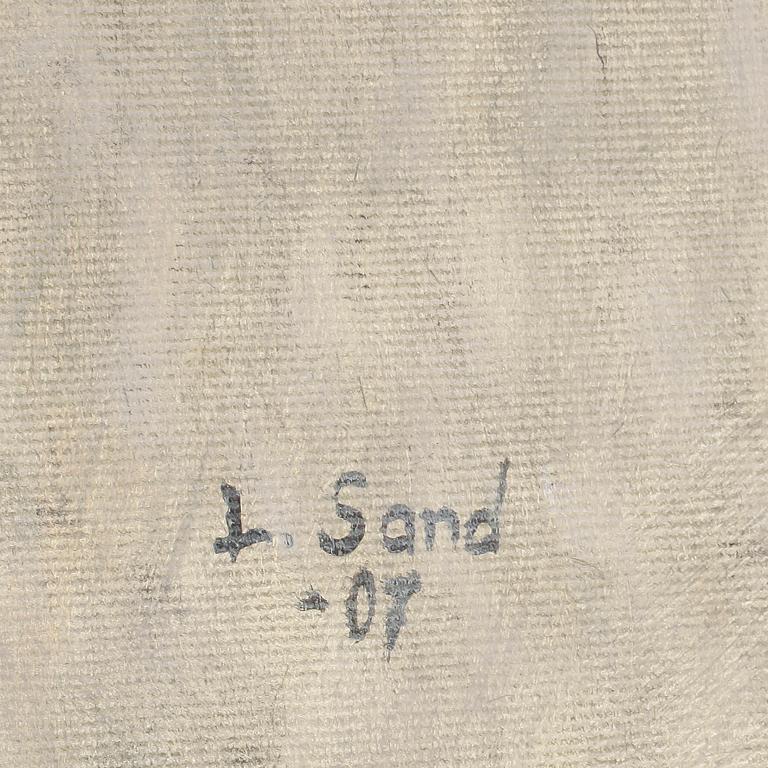 LENNART SAND, olja på duk, signerad -07.