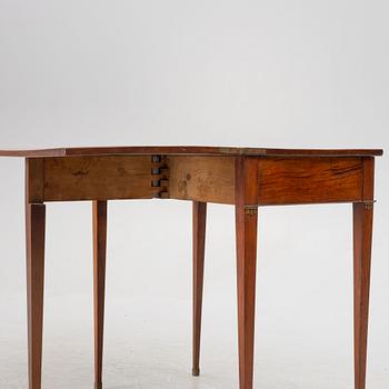 A late Gustavian games table, circa 1800.