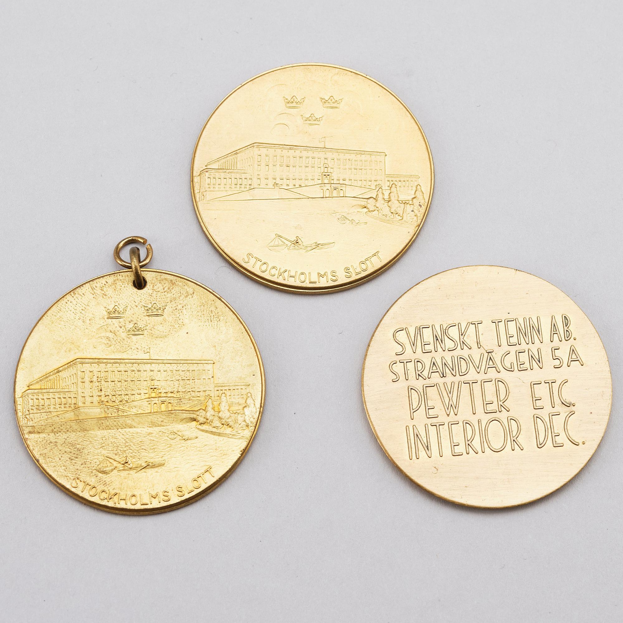 Estrid Ericson, samling av diverse dekorativa objekt, 9 delar, Firma Svenskt Tenn, bl a 1974.