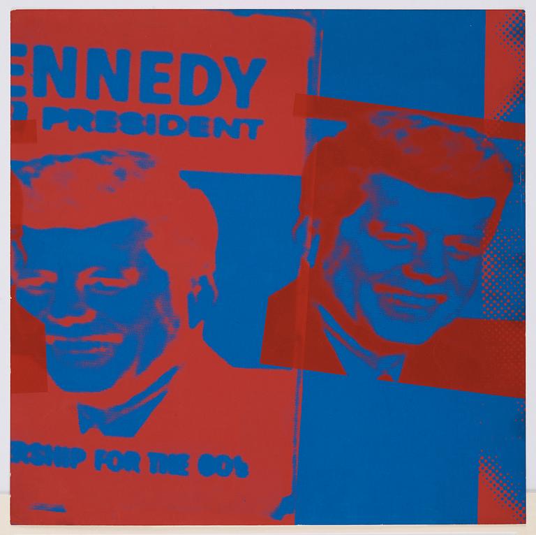 Andy Warhol, Plate XI, John F. Kennedy, from: "Flash - November 22, 1963".