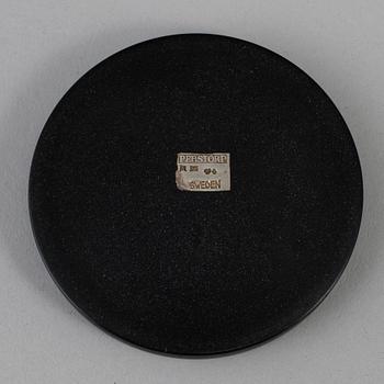 TIDDIT WENDT, coasters, 12 st, isolit och silver, Perstorp, Helsingborg, 1949-55.