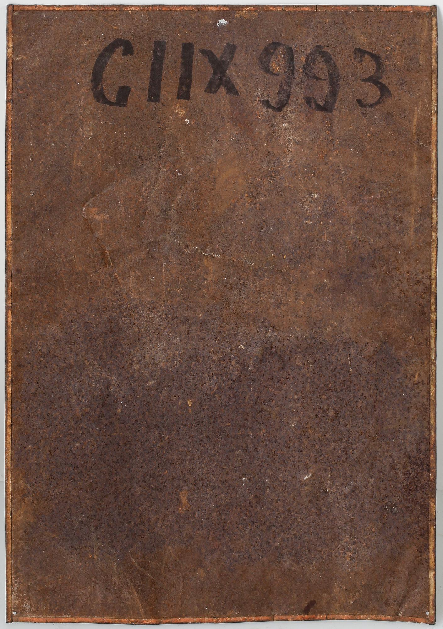 REKLAMSKYLT, plåt, Monark, Sverige, 1900-talets första hälft.