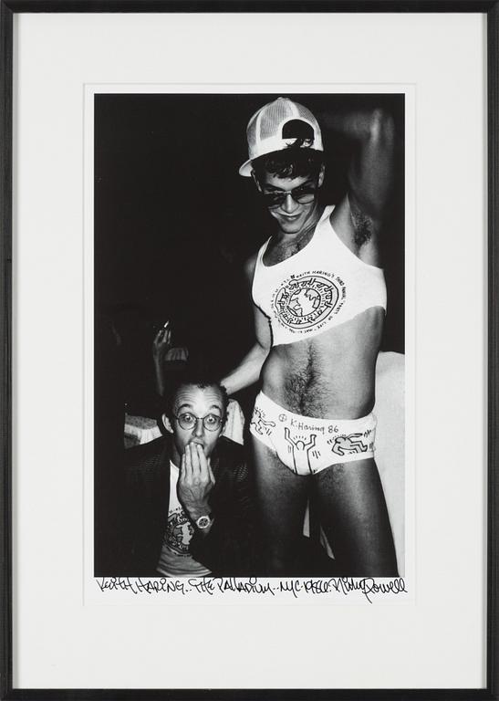 Ricky Powell, "Keith Haring The Palladium NYC 1986".