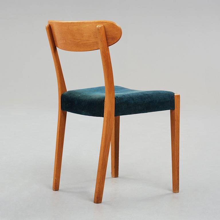 HANS J WEGNER, stol "2c serie", Plan Møbler, Danmark 1940-50-tal.