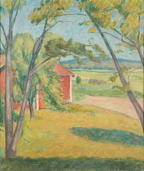 William Lönnberg, öljy kankaalle, signeerattu.