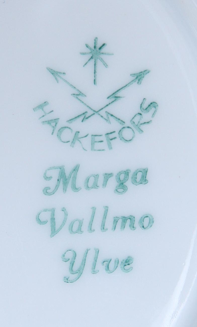 MATSERVIS, 87 porslin, Hackefors.