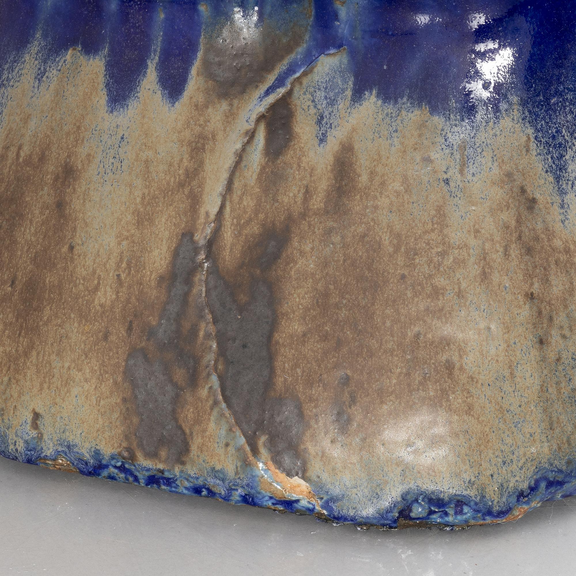 Ulla Kraitz, a stoneware sculpture, "Cecilia", own studio, Fogdarp.