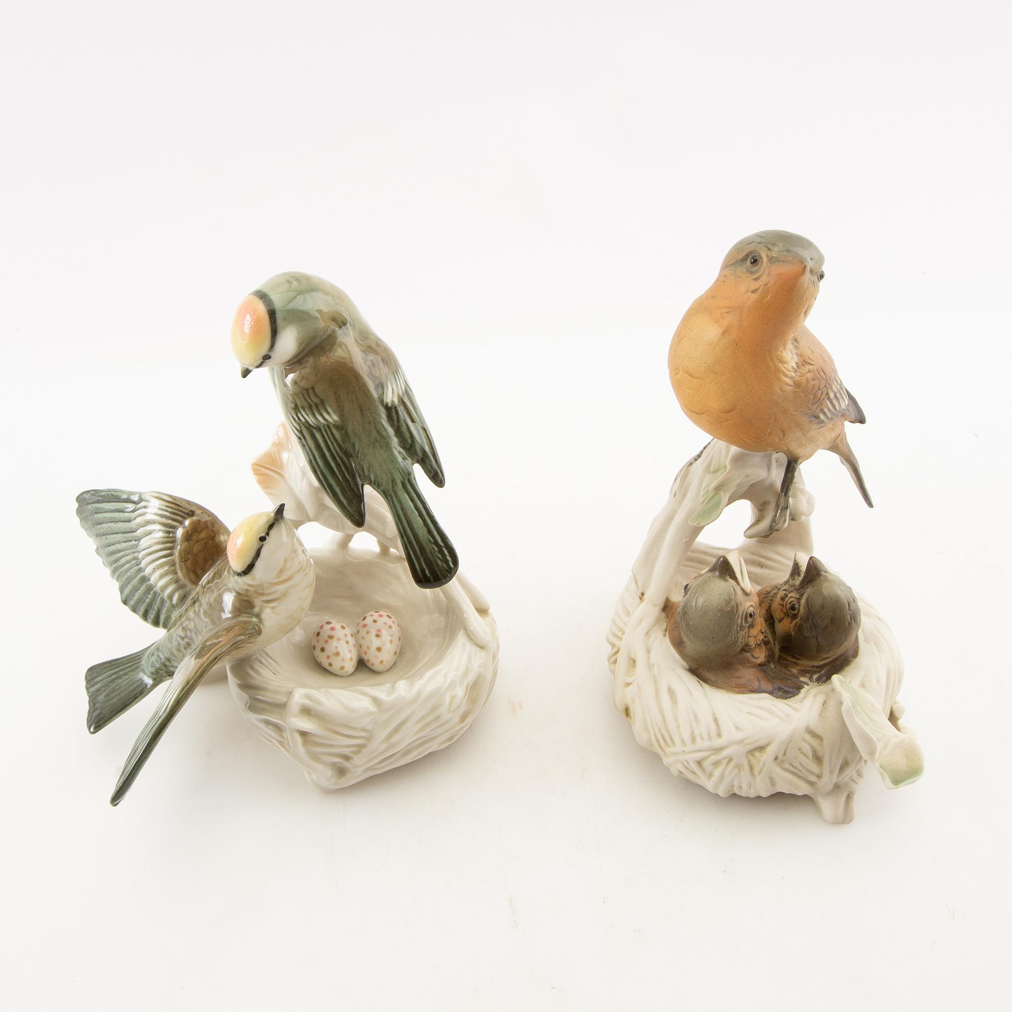 Figurines 10 pcs mostly Germany 20th century porcelain.