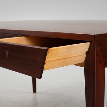 Severin Hansen, a mahogany desk for Haslev, Denmark 1960s.