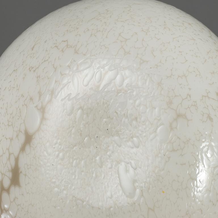 OIVA TOIKKA, glasfågel, "Riekko", Pro Arte, Iittala Nuutajärvi Notsjö, Finland.