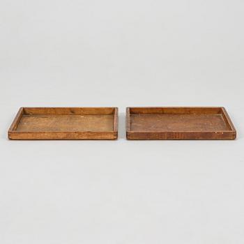 Aino Aalto, two mid- 20th century trays / serving dishes.