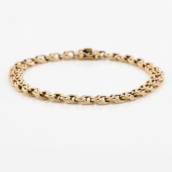 Bracelet, 18K gold, Bismarck link.