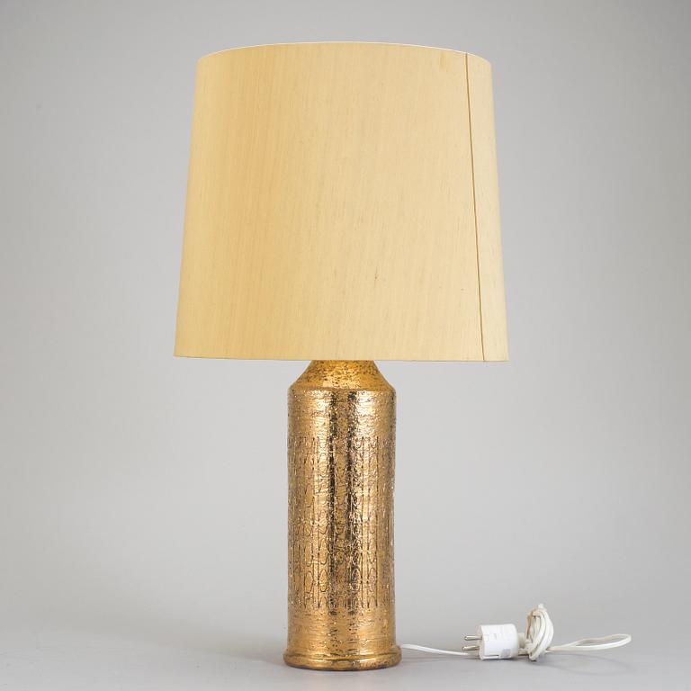 BORDSLAMPA, keramik, Italien, för Bergboms. 1900-talets mitt.