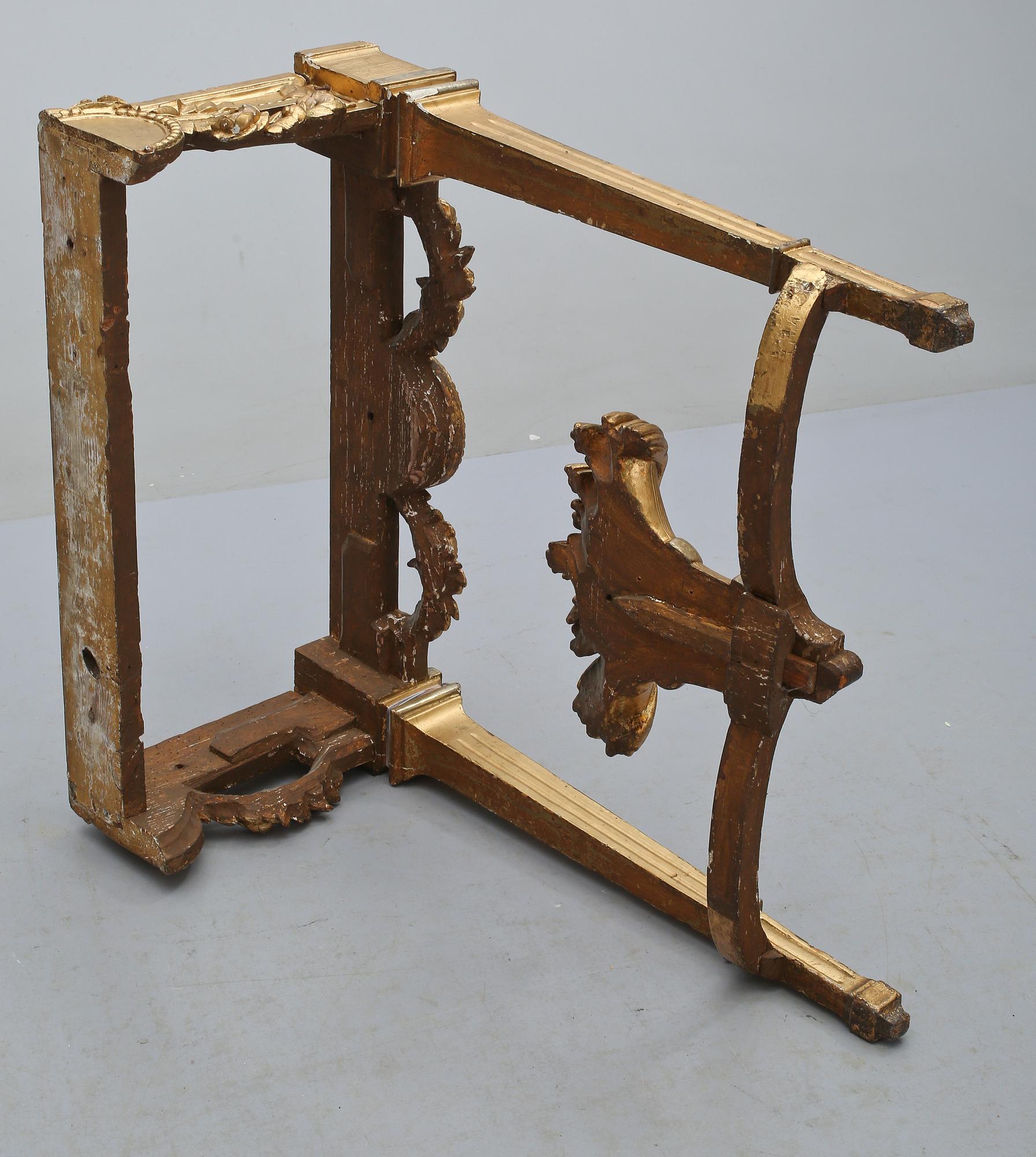 KONSOLBORD, sannolikt Danmark/Tyskland, sent 1700-tal.