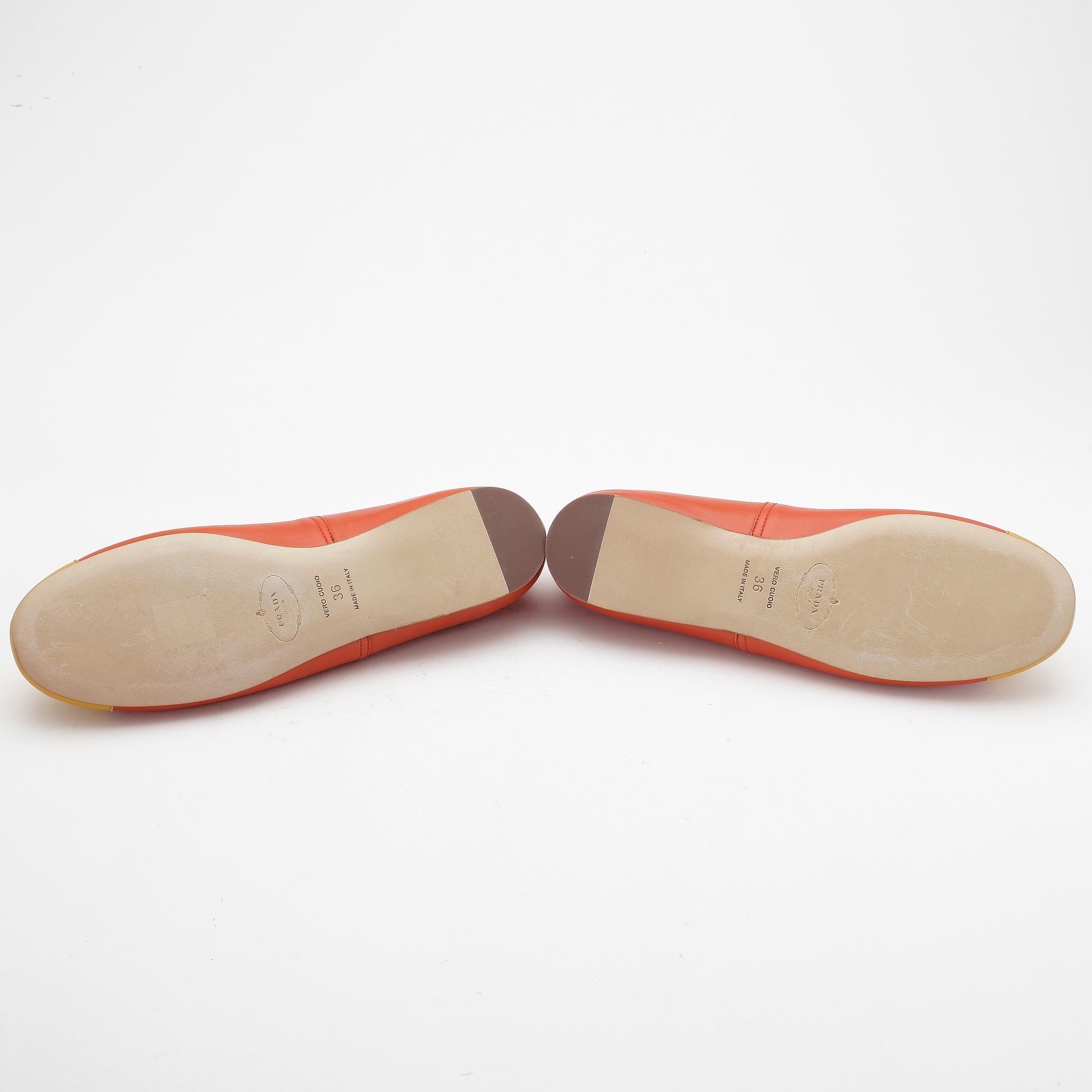 SKOR, ballerinas, Prada.