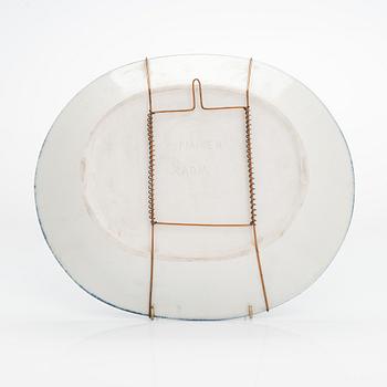 Birger Kaipiainen, a decorative ceramic plate signed Kaipiainen Arabia.